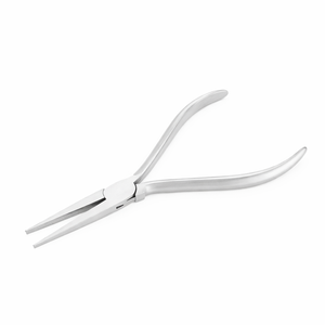 Pince à bec plat de précision pour bijoux, en acier inoxydable, pour travaux fins - Product Image 3