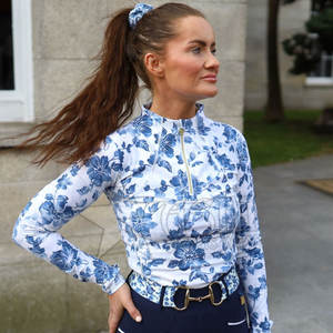 เสื้อขี่ม้าแขนยาวสำหรับผู้หญิงเสื้อขี่ม้าแห้งเร็วสำหรับการแสดง2024 - Product Image 6