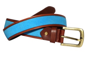 Lujo personalizado hecho a mano bordado Diseño Premium calidad Polo cinturón cuero genuino precio económico India fabricación OEM - Product Image 4