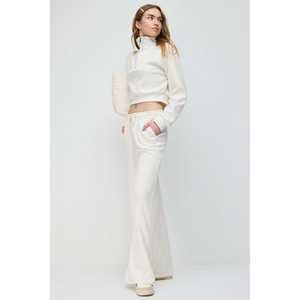 กางเกงวอร์มขากว้างสัมผัสนุ่มปรับเอวได้ - Product Image 4