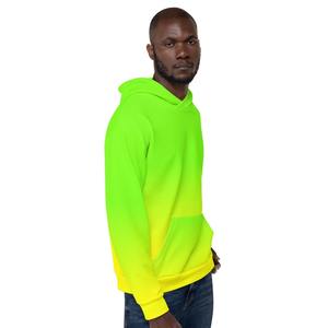 Sweat à Capuche Unisexe Vert Citron Jaune PULLOVER Style Polaire Col Capuche Sublimation Transfert Hiver Poche Sweat - Product Image 4