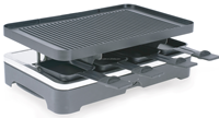 Grill électrique 2-en-1 1500W Raclette et Barbecue Coréen, Plaque de cuisson portable antiadhésive sans PFAS pour fêtes en intérieur