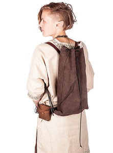 Mochila Bolsa-Globetrotter Una práctica Mochila de cuero para excursionistas y aventureros - Product Image 6