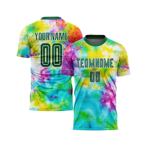 Vêtements de football unisexes 100% en polyester, maillots de football à sublimation personnalisés en usine, uniformes de football de haute qualité, maillots de football - Product Image 5