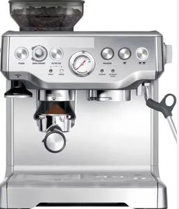 เครื่องชงกาแฟเอสเพรสโซ่ใหม่เอี่ยม แรงดัน 15 บาร์ พร้อมเครื่องตีฟองนมและเครื่องบดในตัว - สแตนเลสสตีล - Product Image 4