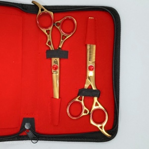 Juego de tijeras de corte de pelo para diestros de 28 dientes de plata de acero inoxidable de alta calidad, estilistas de borde de afeitar, uso de salón Pentax nuevo - Product Image 6