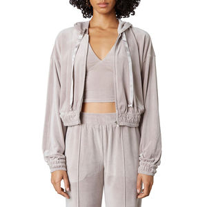 Nouveau 2025 grande taille femmes velours sweats à capuche nouvelle mode vêtements de sport d'hiver avec imprimé polaire tissu femmes sweats à capuche - Product Image 4