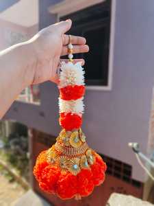 Guirnalda Floral India Vibrante Gota Kone Borla para Decoración de Boda Celebraciones Colgantes de Techo para Decoraciones del Día de San Valentín - Product Image 5