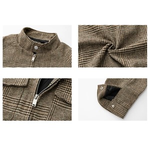 Chaqueta de Invierno 2025 para Hombre, Diseño Retro, 100% Lana, Estilo Escocés, Abrigo Informal de Algodón, Corte Holgado, Doble Bolsillo, Diseño de Diseñador - Product Image 3