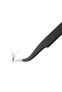 Pinces à cils en acier inoxydable personnalisées 2026, forte tenue, droites, volume 75 degrés, pointe en fibre, pinces à cils privées - Product Image 6