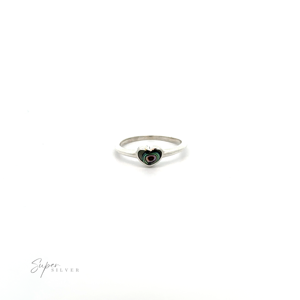 Anneau cœur en fil de pierre - Product Image 6