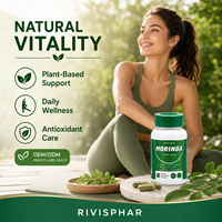 Kapsul Suplemen Herbal Daun Moringa Ekstrak Tumbuhan Alami Peningkat Imunitas Peningkat Energi Dewasa Umur Simpan 24 Bulan