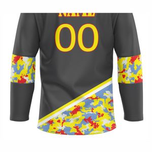 Uniformes de Hockey sobre Hielo Personalizados con el Nombre del Equipo, Impresos, Transpirables y que Absorben la Humedad - Product Image 6