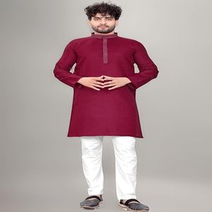 2024 Top qualité hommes doux vêtements de fête couleur unie kurta shalwar mode fabriqué au Pakistan meilleure vente - Product Image 5