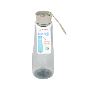 Bouteille d'eau en plastique réutilisable de 700 ml, avec couvercle à visser, résistante aux fuites, légère, pour les voyages et le bureau - Product Image 3