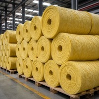 Rouleau de laine de roche ignifuge A1, isolation en laine minérale haute densité pour toitures et murs de bâtiments