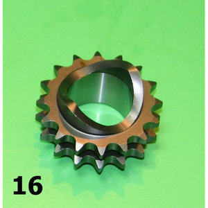 Pignon avant 16T pour Lambretta LI S1, LI S2, LI S3 Special, SX, TV, DL - Product Image 1