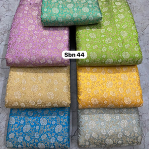 Tela de brocado Jacquard Premium para tapicería de prendas de moda y decoración textil tejido con motivos étnicos clásicos a granel - Product Image 5