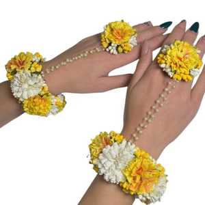 งานเฉลิมฉลองมายอน ฮาลดี เครื่องประดับกาจร่าสำหรับผู้หญิง ดีไซน์โบราณแบบใหม่ เครื่องประดับทำมือ - Product Image 1