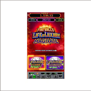 Vertical Fire Ball Lol Magnate 2 1 Coin Pusher POG Game Board PVC Factory FRO TW US PLUG Customizable English Ages 8+ JAMMA - Product Image 1