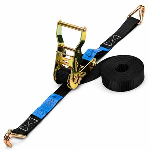 Correa de Amarre Provina de 38mm Negra, Resistente, con Gancho S/J de Alta Resistencia, Máxima Estabilidad, Correa de Acero y Poliéster, Venta de Fábrica - Product Image 4