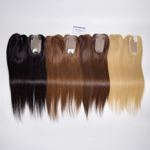 VENTA FLASH Extensiones de cabello humano vietnamita Remy de alta calidad Topper recto natural Listo para enviar - Product Image 1