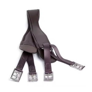 Precio barato de alta calidad 2025 Venta al por mayor Último diseño personalizado Hípica Circunferencia Material de cuero Circunferencia Nuevo diseño - Product Image 3