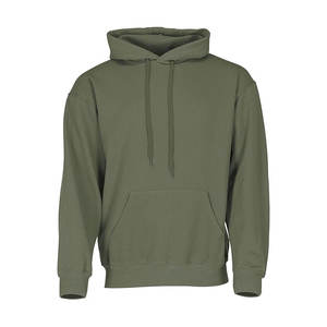 Hiver Coton 420g Heavy Plus Fleece Unisex Blank Hoodies New Design Solid Color Loose Mens Pullover Thermal Hoodies - Product Image 4