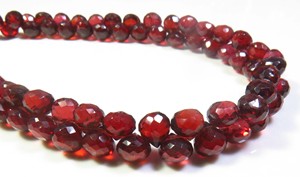 9"Strand Natural African Garnet Faceted Cut <b>Beads</b> 5.5mm <b>Red</b> Garnet Gemstone Briolette <b>Beads</b> - Product Image 5