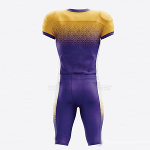 Uniforme de Fútbol Americano Estilo Jersey Atlético Ligero y Pantalones Acolchados Flexibles Diseñados para Velocidad y Rendimiento - Product Image 3