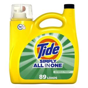 Tide Simply detergente líquido para ropa, Daybreak Fresh, 117 oz, 89 cargas - Product Image 1