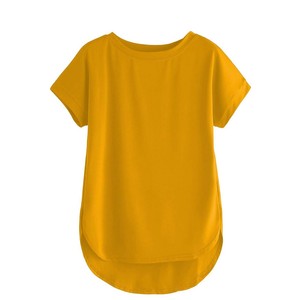 T-shirts pour femmes Vente en gros Personnalisé OEM ODM Haute Qualité Décontracté Été Coton Surdimensionné T-shirt Graphique - Product Image 5