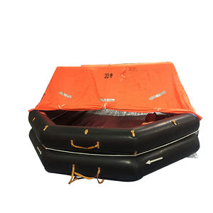 قارب نجاة ذاتي النفخ يستخدم للرمي في البحر بسعة 25 شخصًا مصنوع من قماش مقاوم للماء ومعتمد من سولاس بسعر المصنع - Product Image 2