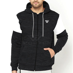 Người Đàn Ông Của 100% Bông Mùa Đông Hoodies Chất Lượng Cao Dây Kéo Mới Phong Cách Giản Dị Mô Hình Rắn Tùy Chỉnh Thiết Kế OEM Dịch Vụ Có Sẵn - Product Image 1