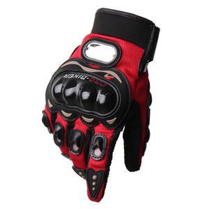 Guantes Profesionales Transpirables de Alta Calidad en Venta, Guantes de Motocicleta de Cuero Negro de Protección Personalizada para Motociclistas, Pakistán - Product Image 2