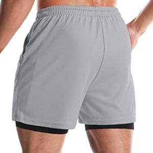 Short de fitness sur mesure pour hommes avec short de fitness multi-poches respirant et à séchage rapide - Product Image 2