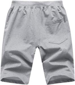Pantalones cortos deportivos informales para hombre de verano 2025, algodón 100%, de secado rápido y transpirables para correr y hacer ejercicio, servicio OEM - Product Image 2
