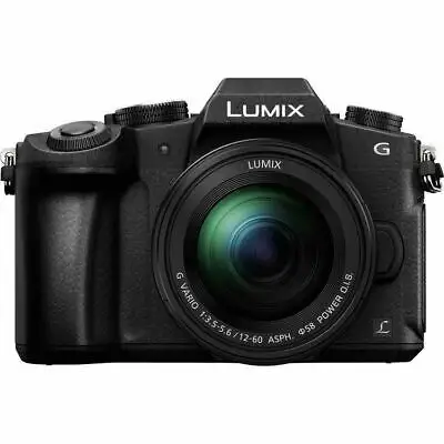 P.anasonic Lumix DMC-G85 Mirrorless Digital Camera with 12-60mm Lens Black