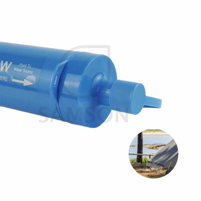 Hot Selling Water Filter Straw Bottle Portable for Camping Outdoor Survival