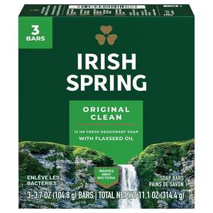 Jabón en Barra Irish Spring para Hombre, Hidratante y Aclarante, Aroma Fresco y Limpio, 12 Horas, Para Todo Tipo de Piel - Product Image 2