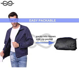 Mens Lightweight Windbreaker <b>Jackets</b> <b>Packable</b> Portable Windproof Dustproof Design Outdoor Activities and Travel Compact - Product Image 6