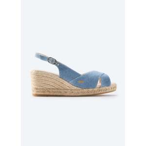 Sandali con zeppa in tela in edizione limitata Llansa - Product Image 1