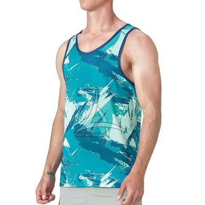 <b>Top</b> Slim Fit Casual Men's Gym Tank <b>Top</b> Sleeveless High Quality Breathable Quick Dry 100% Cotton - Product Image 2