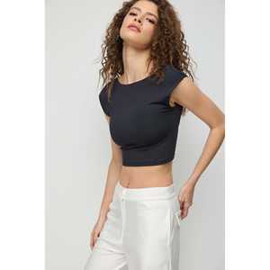 Blusa Corta de Manga Corta - Product Image 1