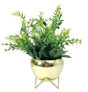 Maceta de oro de Metal decorativa vendedora caliente, maceta de alta calidad estándar para jardín, hogar y restaurantes, uso a bajo precio - Product Image 4