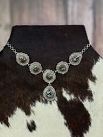 Collier Turquoise Style Sud-Ouest Fait Main Plaqué Or Rhodium Numéro 8 Lunette En Argent Sterling Réglage Incrustation Pendentifs Charmes