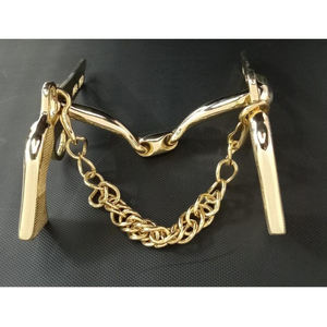 Bocado de Equitación de Latón de Lujo, Estilo Pistola Occidental, Único y Personalizado, Arneses Ecuestres Hechos a Mano, Bocado Occidental para Caballos - Product Image 5
