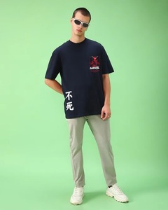 Camiseta de Algodón 100% para Hombre, Azul Inmortal, Talla Grande, Transpirable, de Secado Rápido, Hecha en Pakistán, Venta al Por Mayor Personalizada - Product Image 5