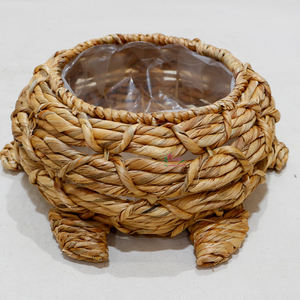 Artex Dong Thap Panier de rangement en jacinthe d'eau fait à la main Organisateur naturel pour placard et salon - Product Image 3