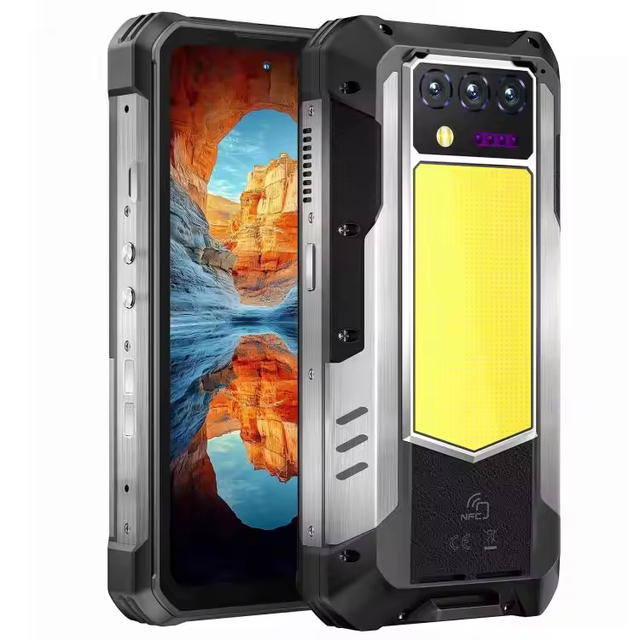 WP100 TITAN 5G Rugged Smartphone Built-in Projector 1200-Lumen Camping Light 33000mAh 16GB+512GB 200MP Cell Phone NFC